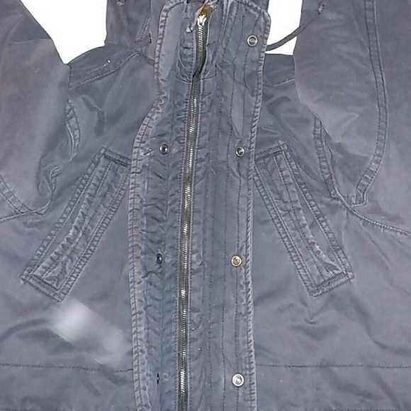 Hollister Military Style Blue Coat Size L - Picture 8 of 8